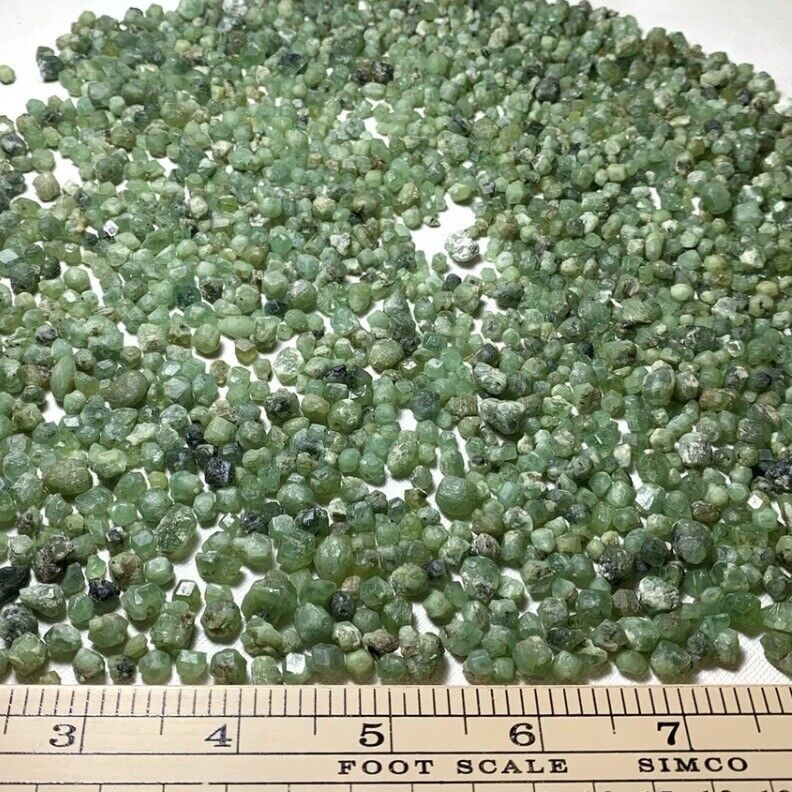 440Grams Demantoid Green Garnet Crystals