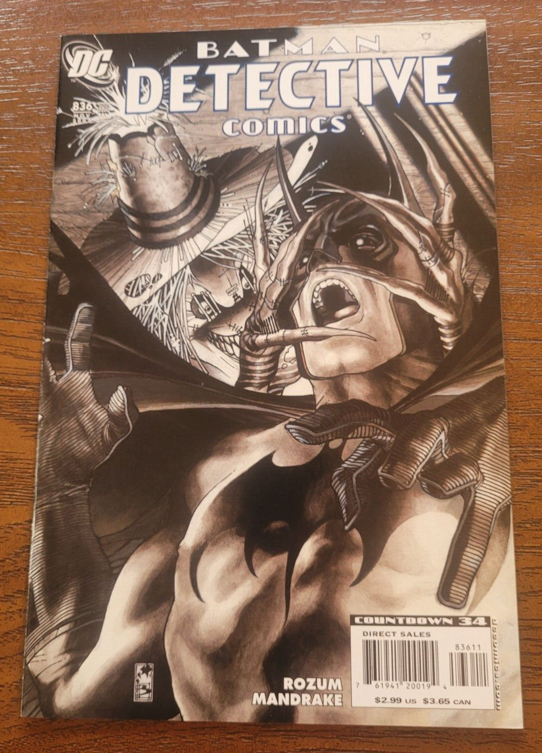Batman: Detective Comics #836 - Absolute Terror Part 2 of 2 - November 2007
