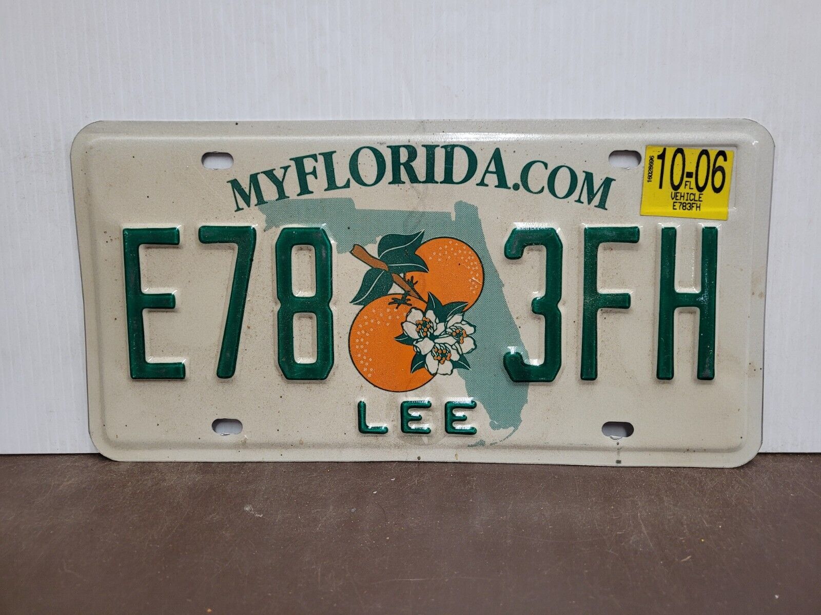 2006 Florida License Plate Tag