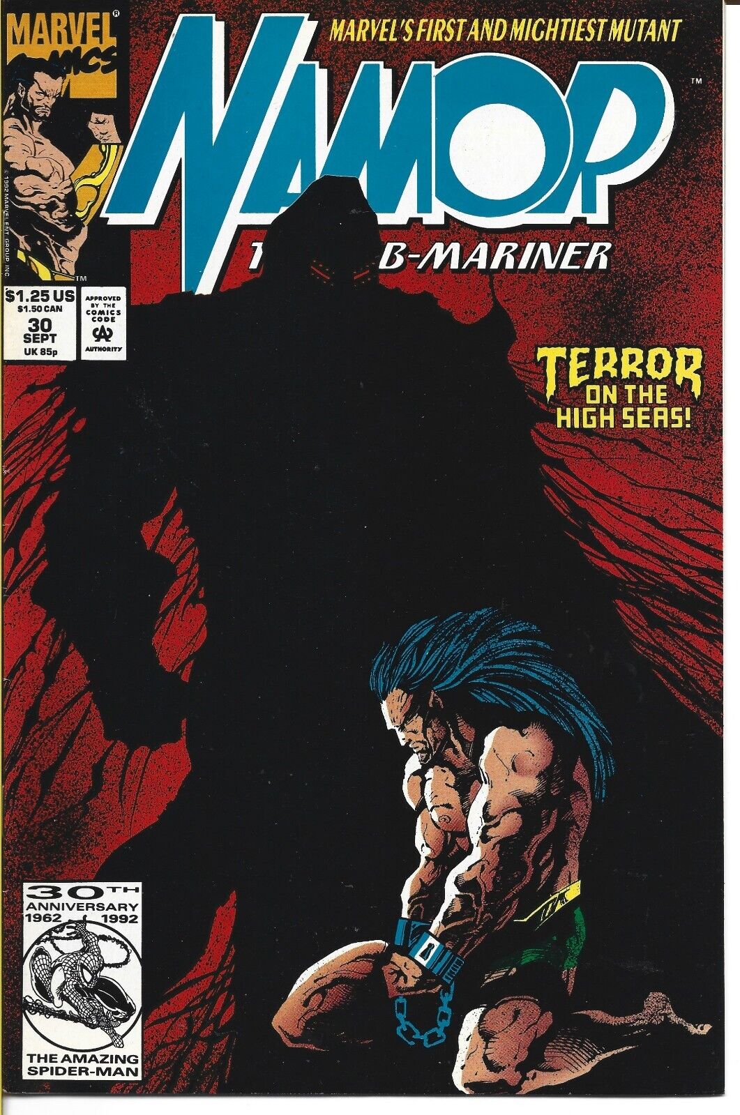 NAMOR THE SUB-MARINER #30 MARVEL COMICS 1992 BAGGED AND BOARDED