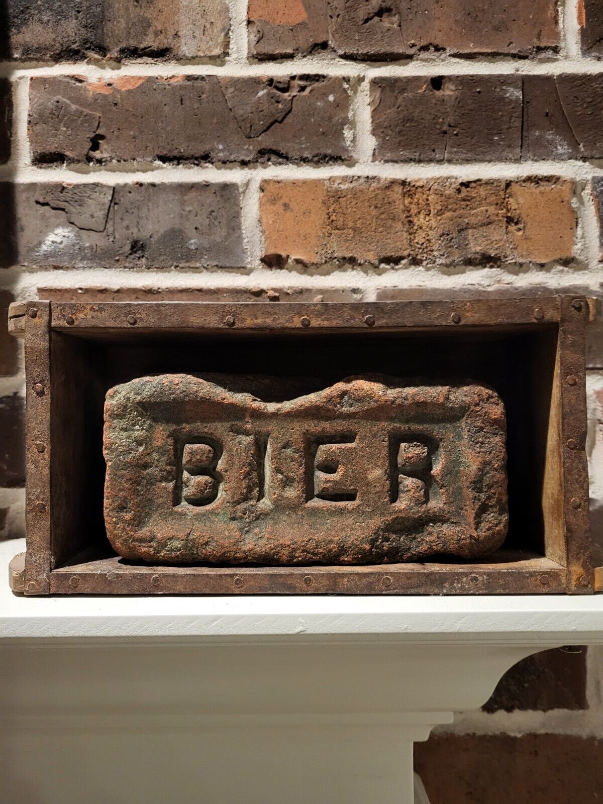 Gainesville, Texas Bier Brick Antique RARE LOOK