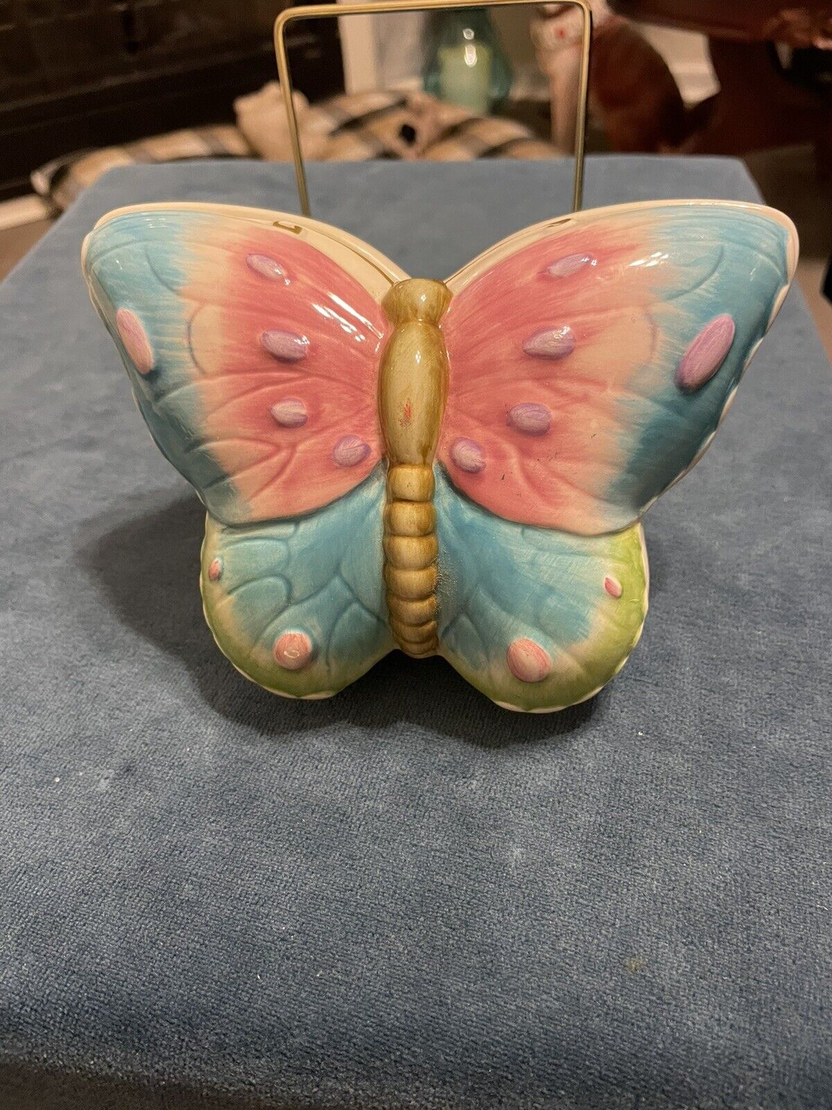 Primavera Franciscan Butterfly Box Ceramic Trinket Box       G 1