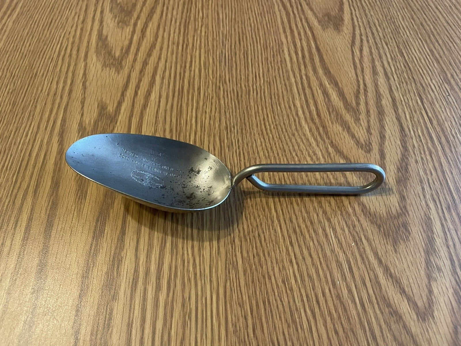 Vtg 1930\'s WB W Metal Spoons Scoops Handles Good Housekeeping Institute Approved