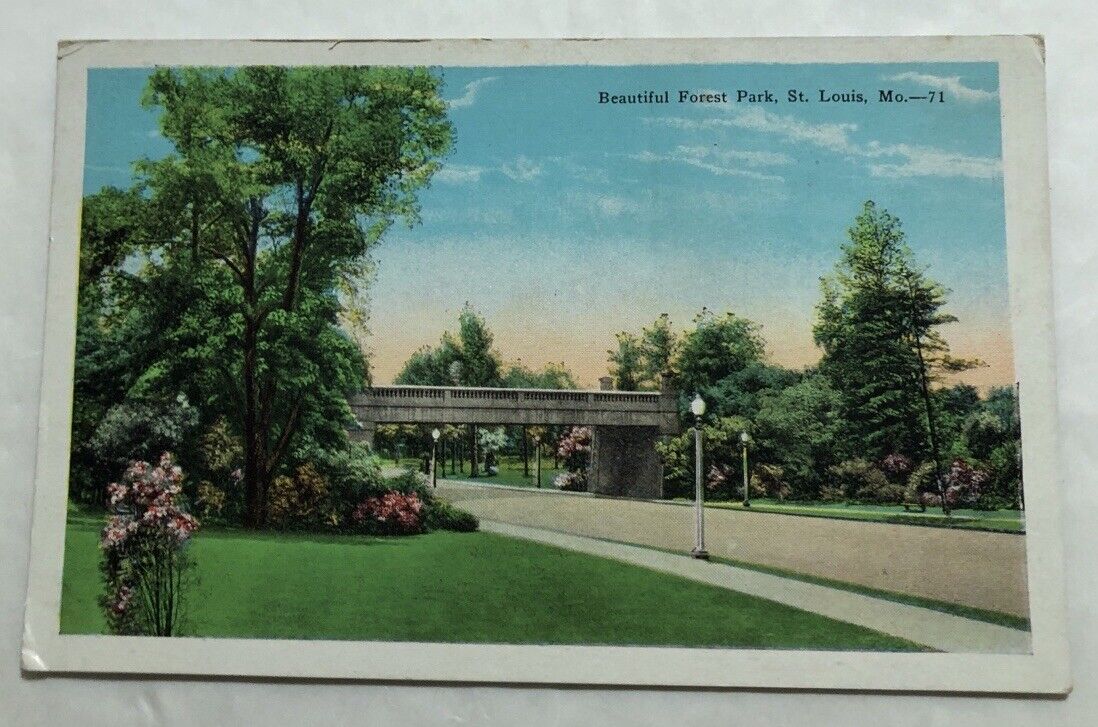 Beautiful Forest Park, St. Louis, Mo. Postcard (U1)