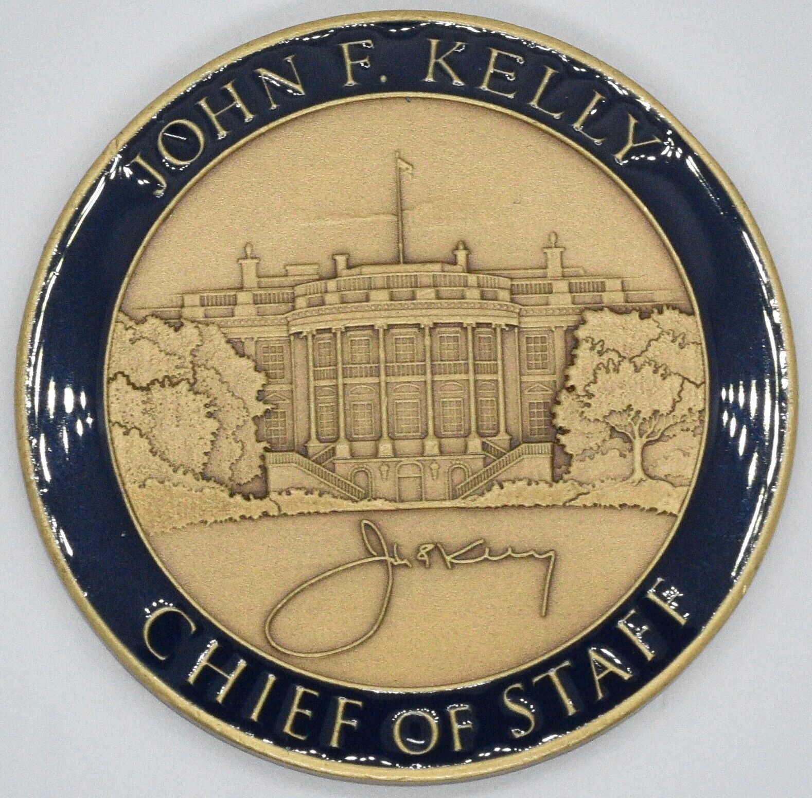 General JOHN F. KELLY White House Donald Trump Chief of Staff Challenge Coin