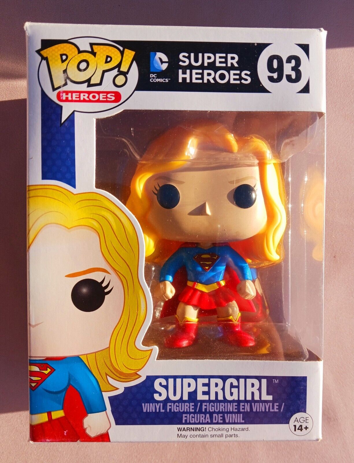 Funko Pop DC Comics Super Heroes Supergirl #93 Vaulted 2016