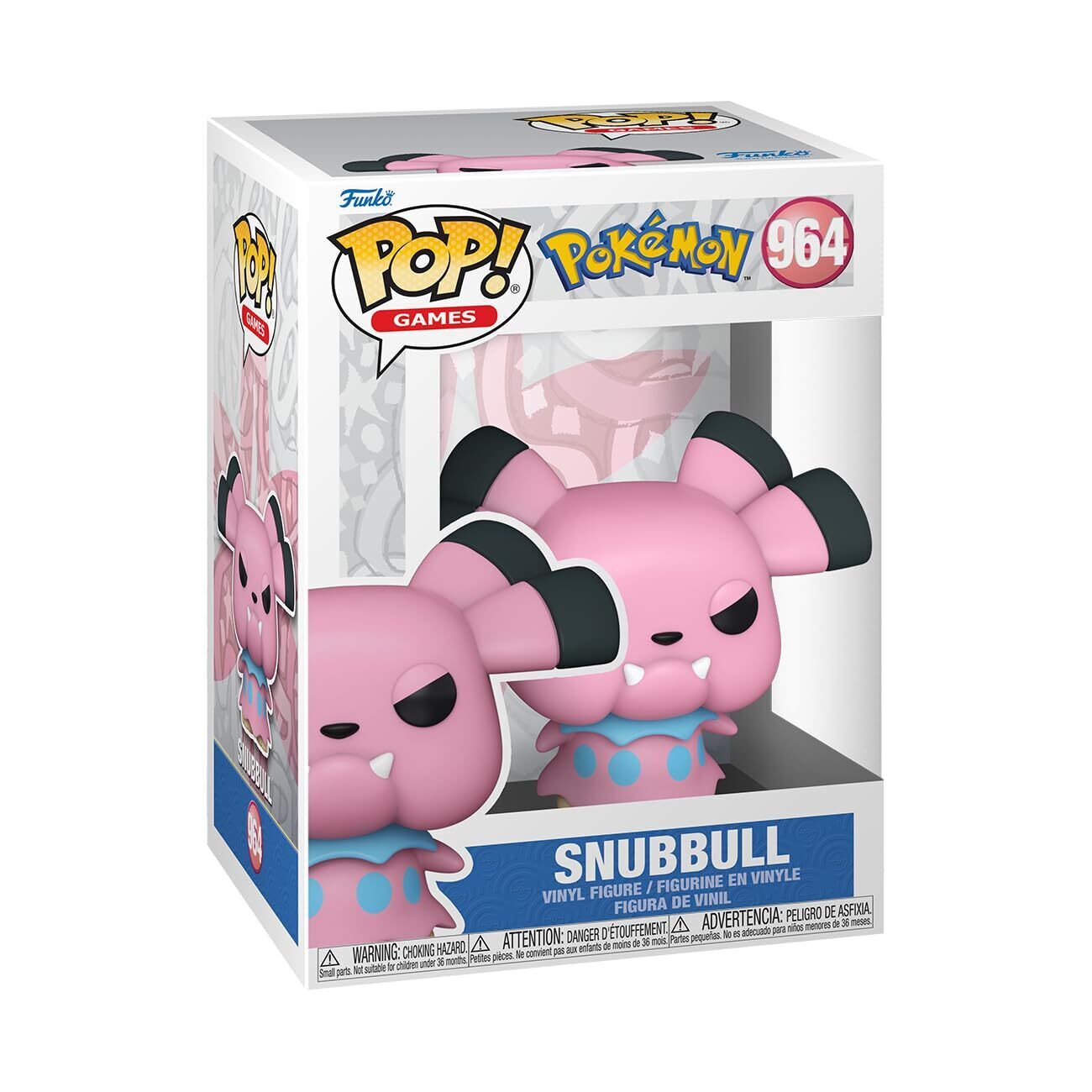 Funko Pop Games: Pokemon - Snubbull Figure w/ Protector