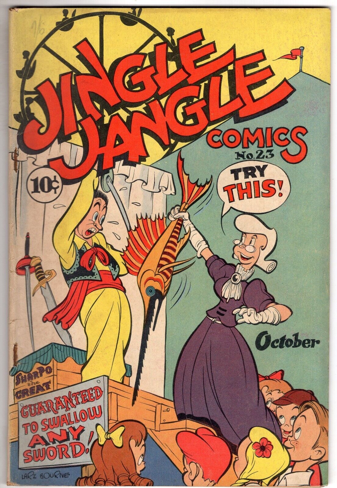 JINGLE JANGLE COMICS #23 1946 Famous Funnies Golden Age