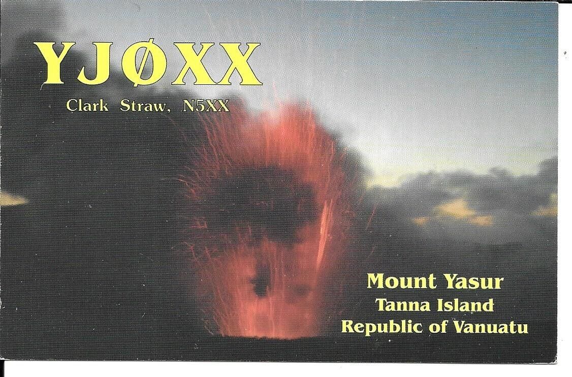 QSL  2004 Vanuatu Island   radio card