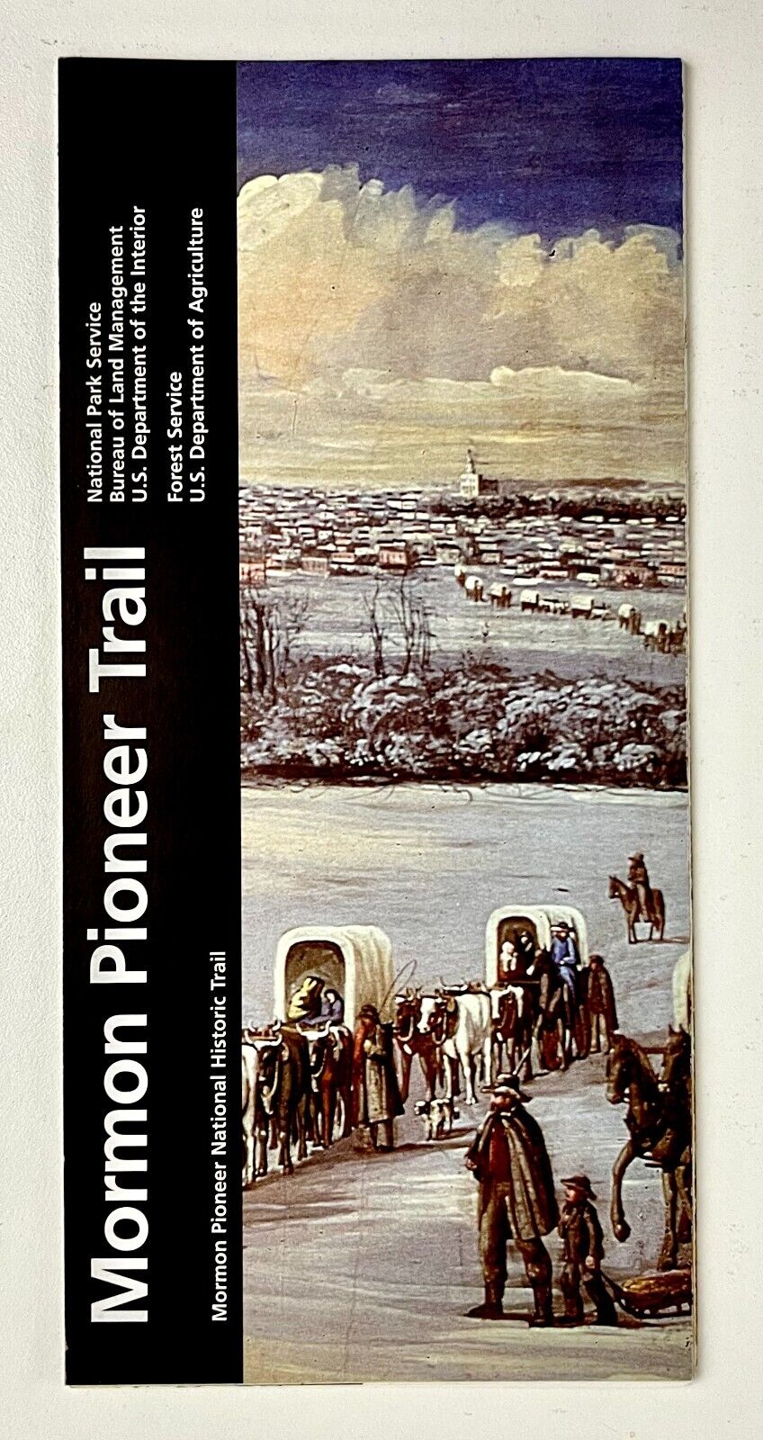 2007 Mormon Pioneer National Trail Official Interior Dept Map History Brochure