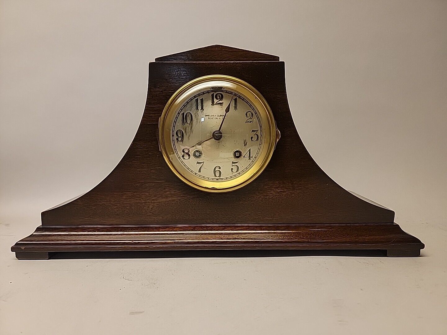 Antique Chelsea Clock Co Mantle Clock 