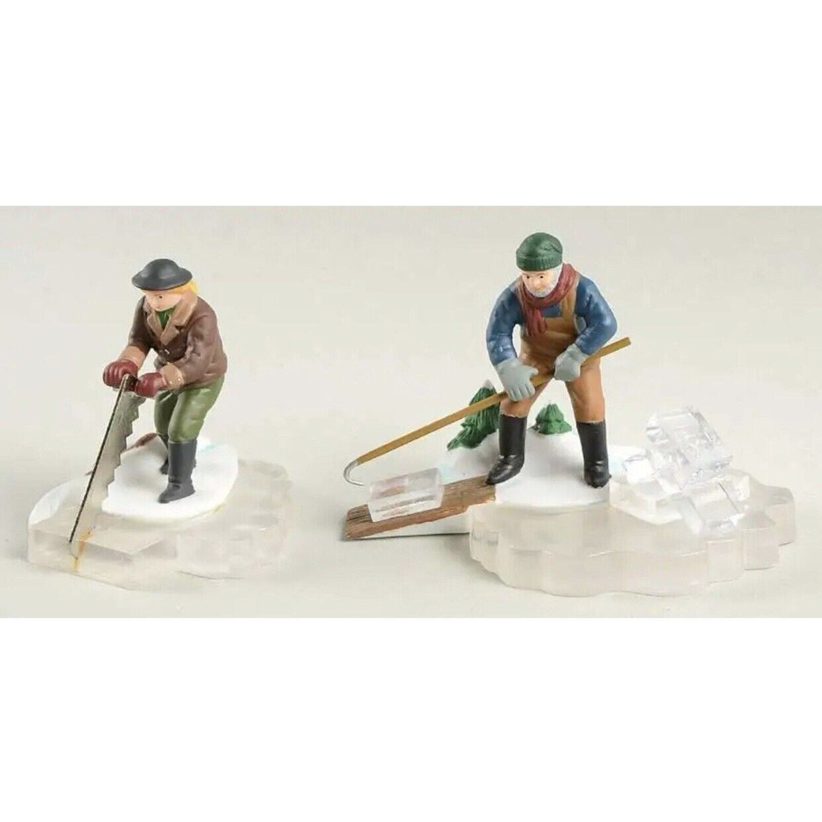 Department 56 Heritage Village Series Blue Star Ice Harvesters Retired w/box