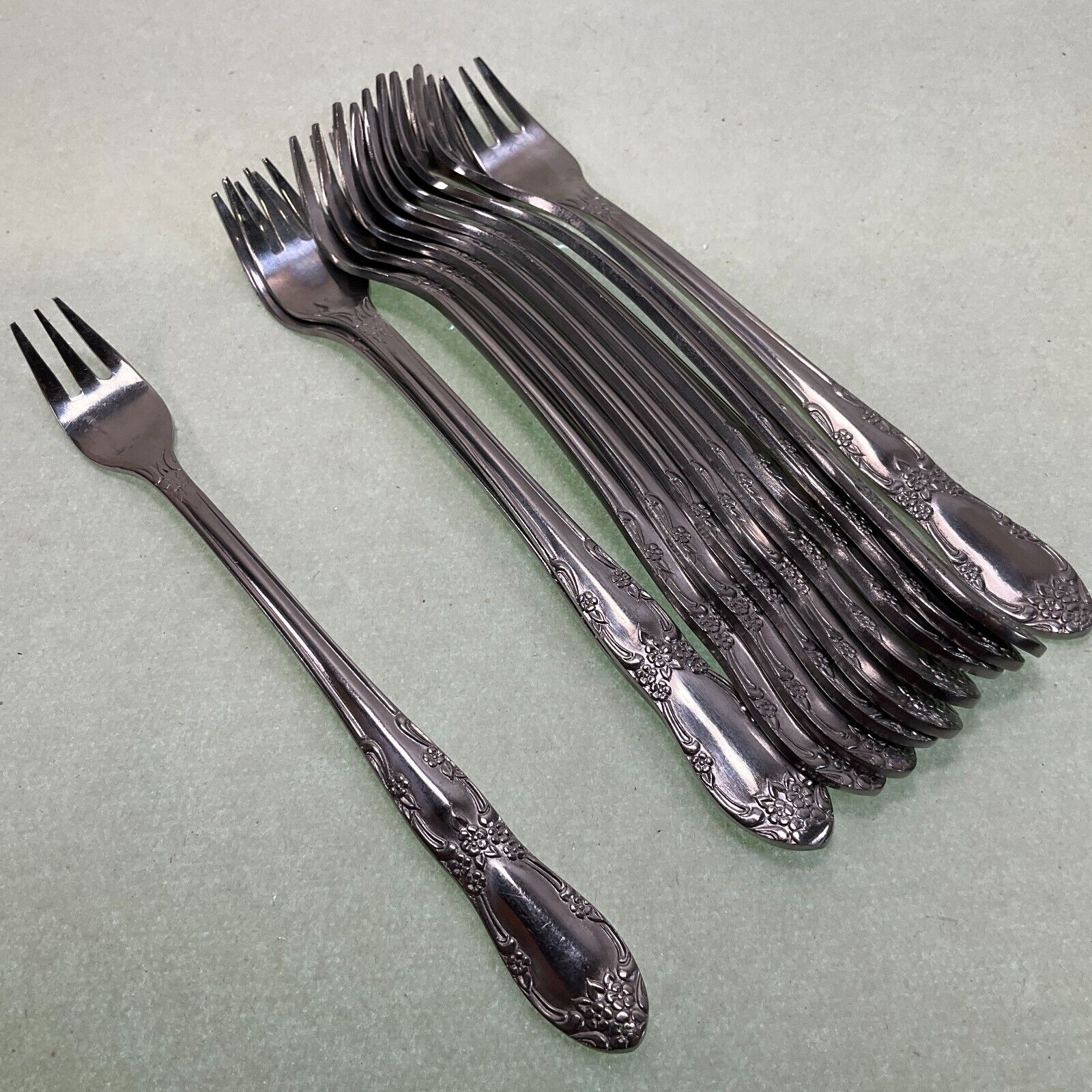 Northland Stainless Cocktail Seafood Forks Set of 8