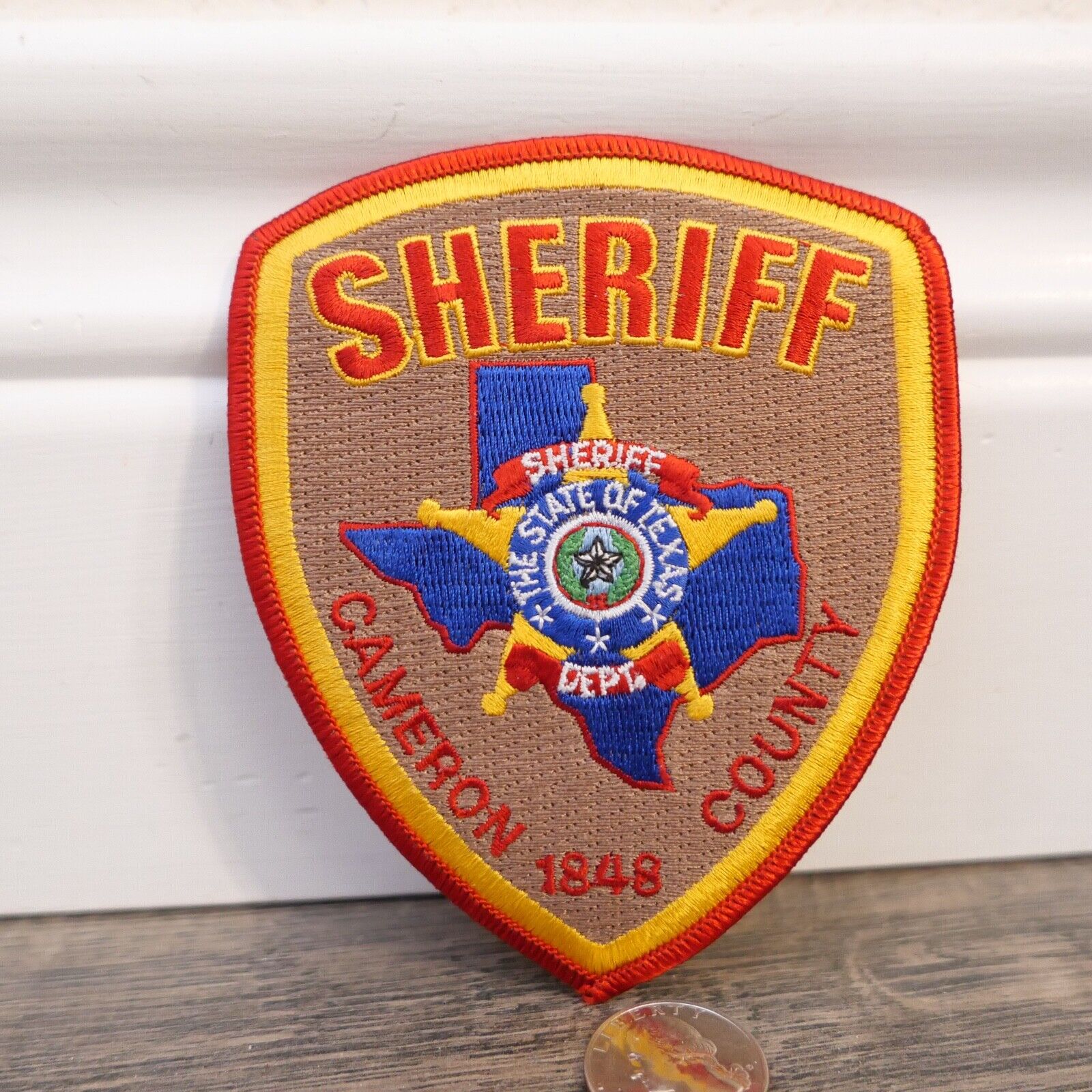 Cameron County Texas Sheriff Hat Patch 