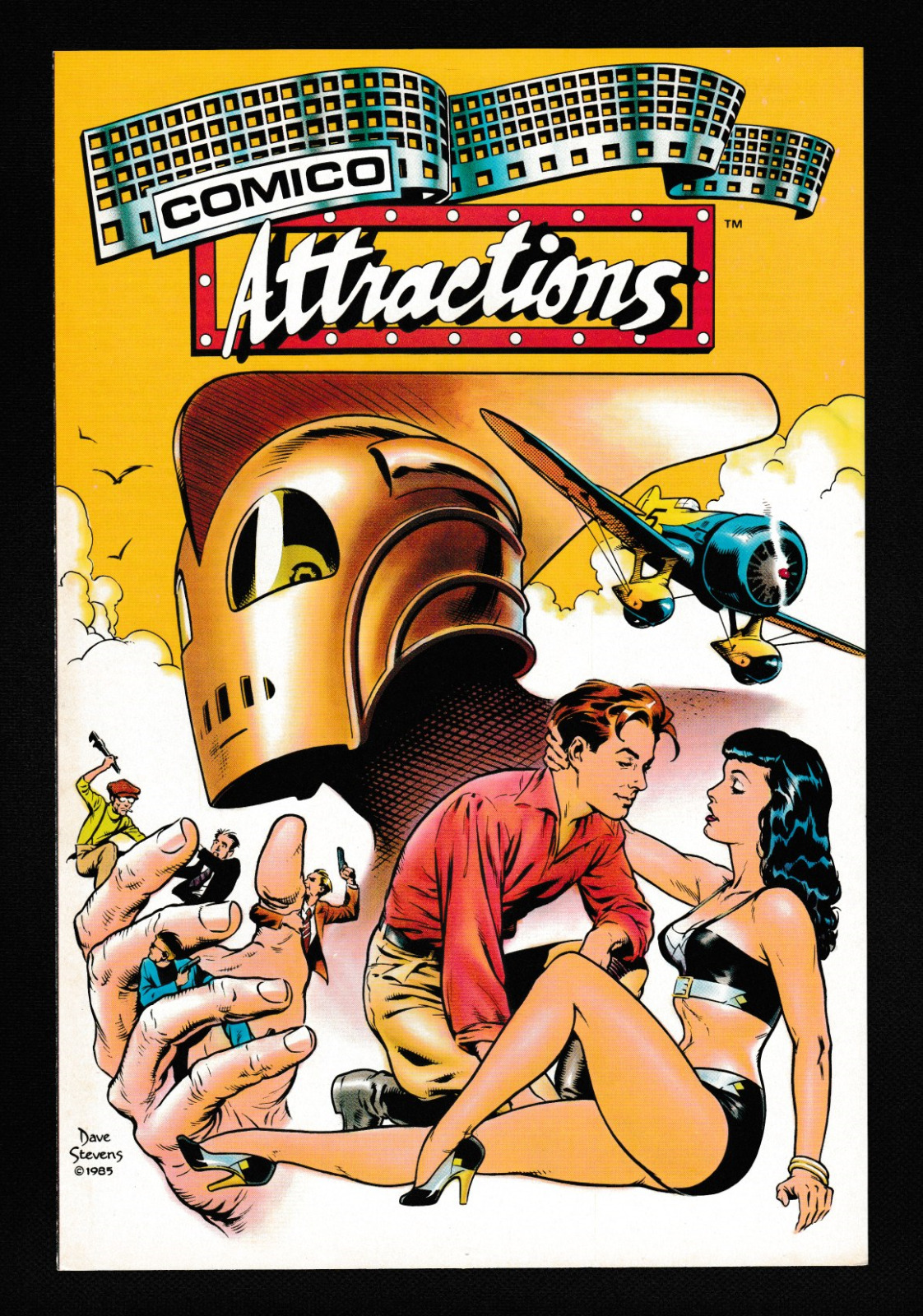 Comico Attractions #6 (1st Print) Dave Stevens Rocketeer 1987