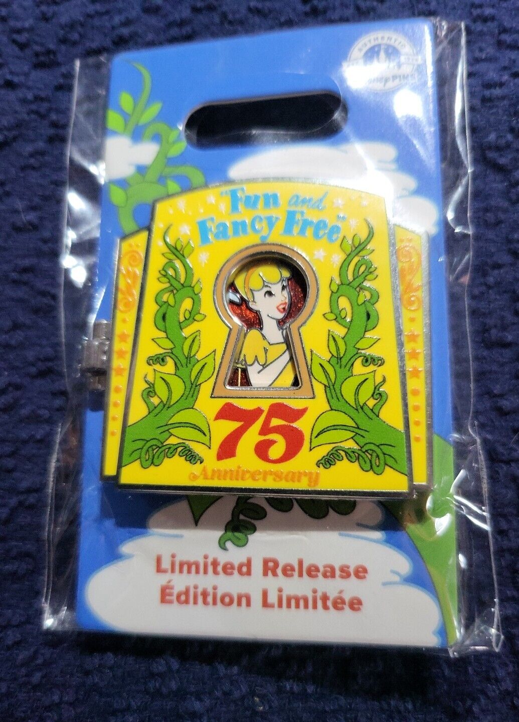 Fun and Fancy Free Bongo 75th Anniversary Hinged Disney Pin