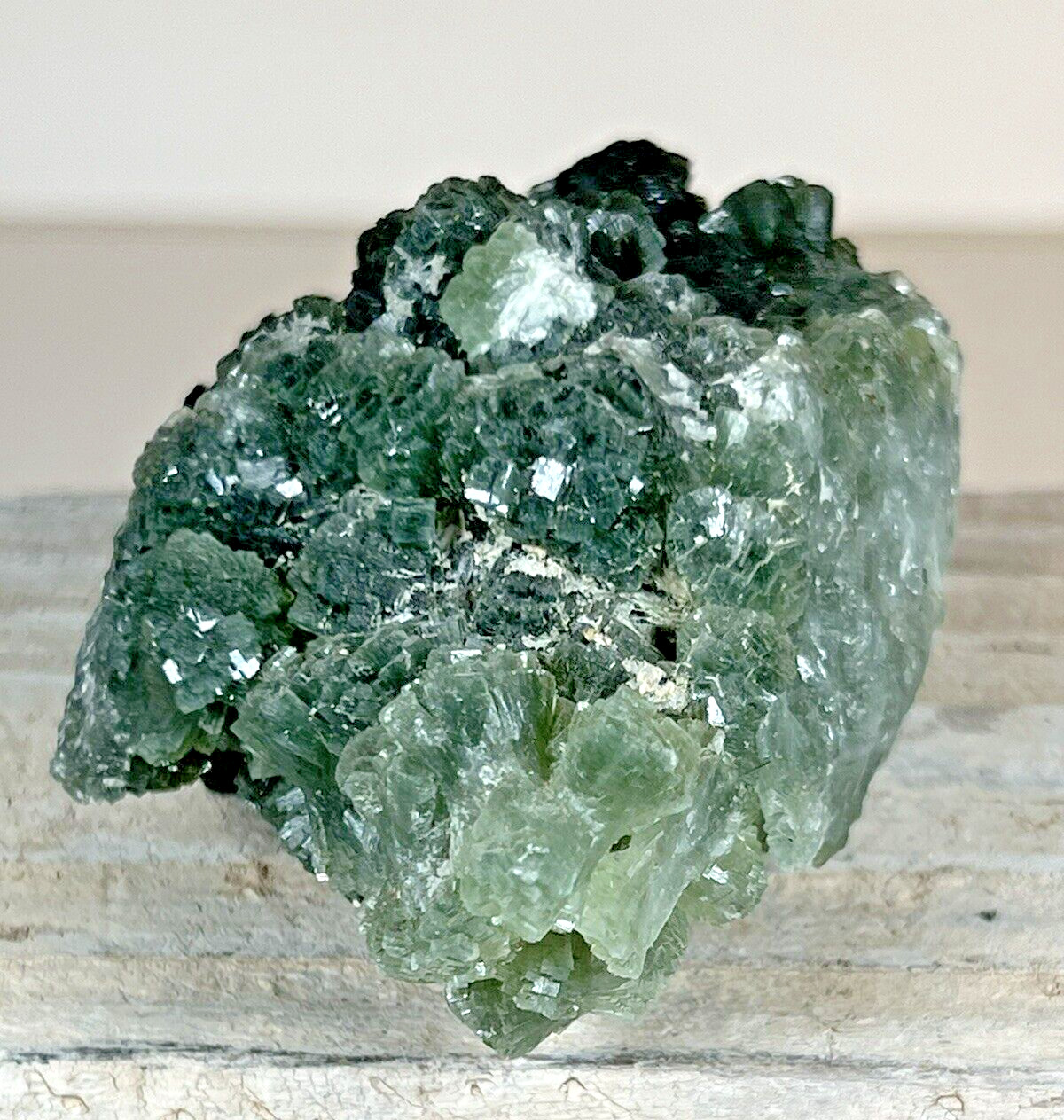 Green Prehnite Crystal Mineral from Morocco   232  grams