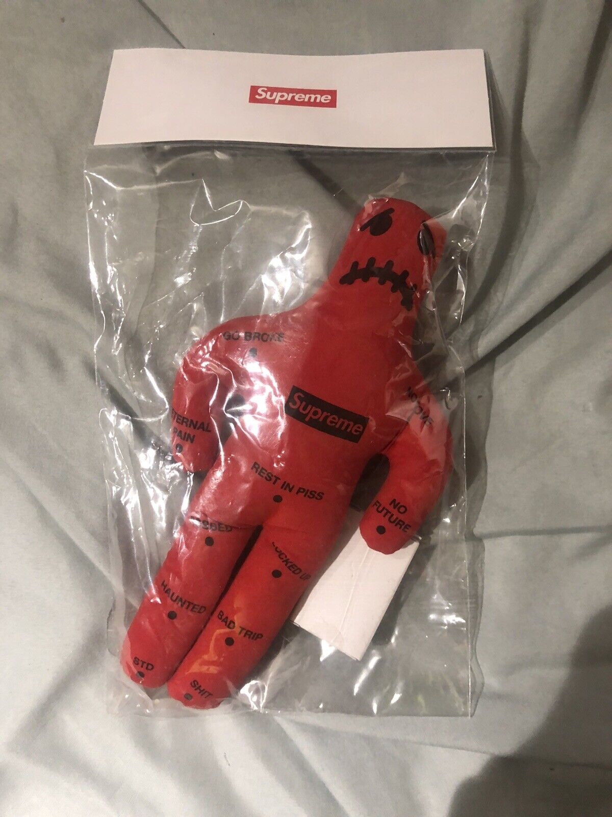 Supreme Voodoo Doll Red FW19 100% Authentic Pins Sealed Bogo