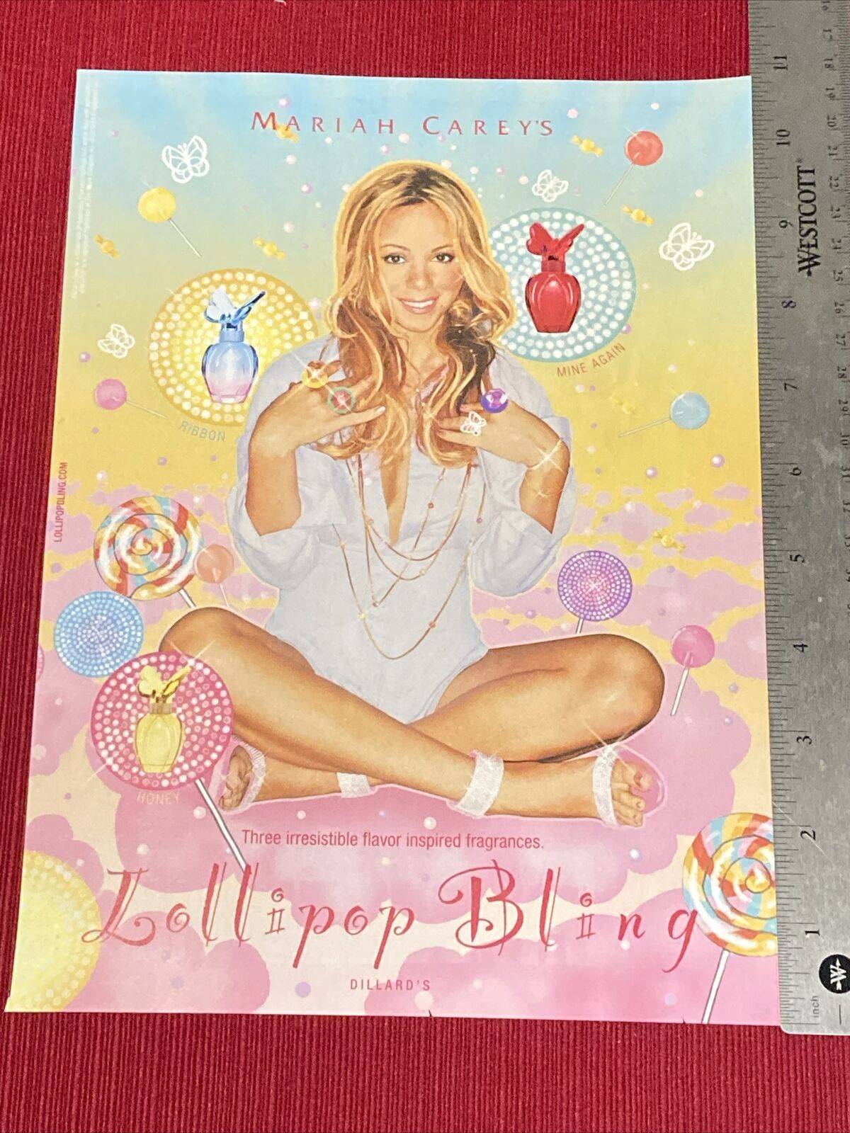 Mariah Carey’s Lollipop Bling Perfume 2010 Print Ad