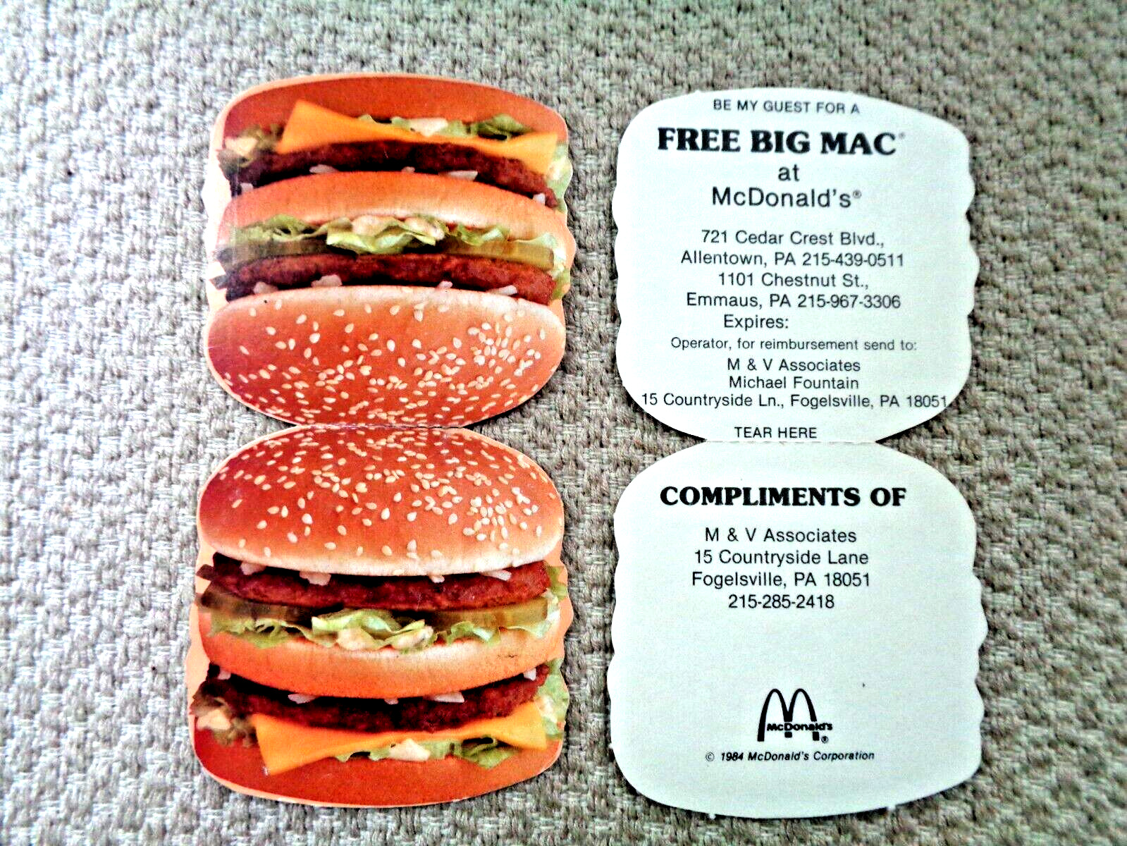 McDonald\'s 1984 Big Mac \