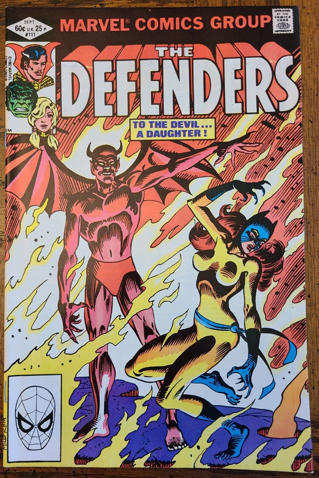 The Defenders #111 September 1982 Bronze Age Marvel Comic Hellcat/Patsy Walker