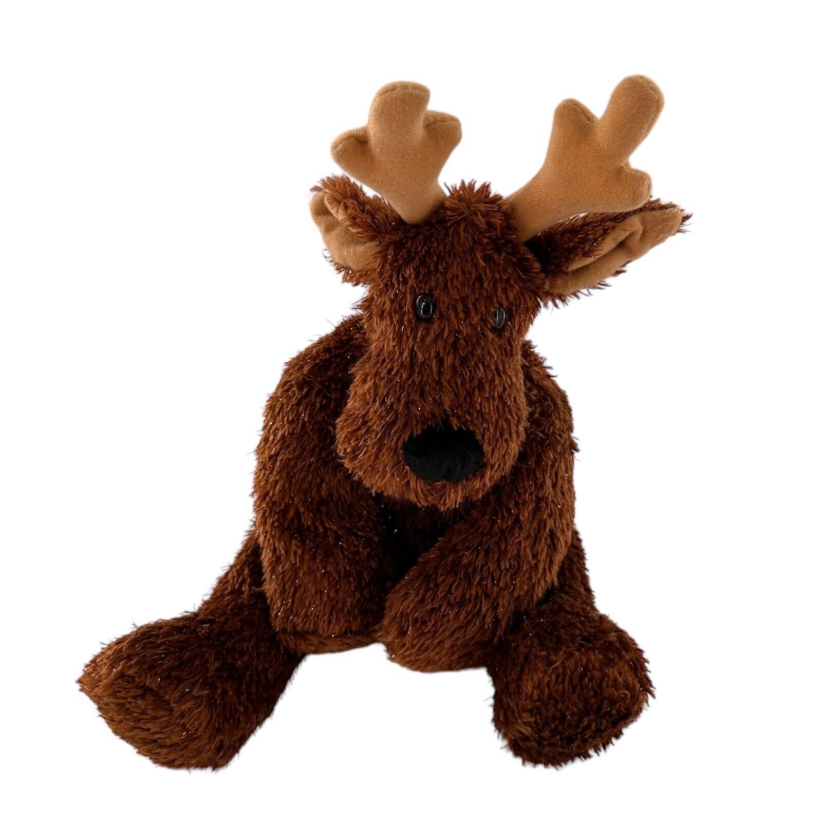 Vtg Hallmark COMET the REINDEER Sparkle Fur Plush Christmas Toy Decoration Deer