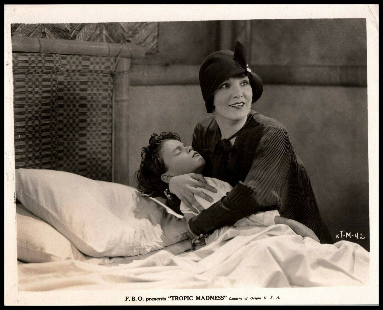 Leatrice Joy + David Durand in Tropic Madness 1928 STUNNING PORTRAIT PHOTO 599