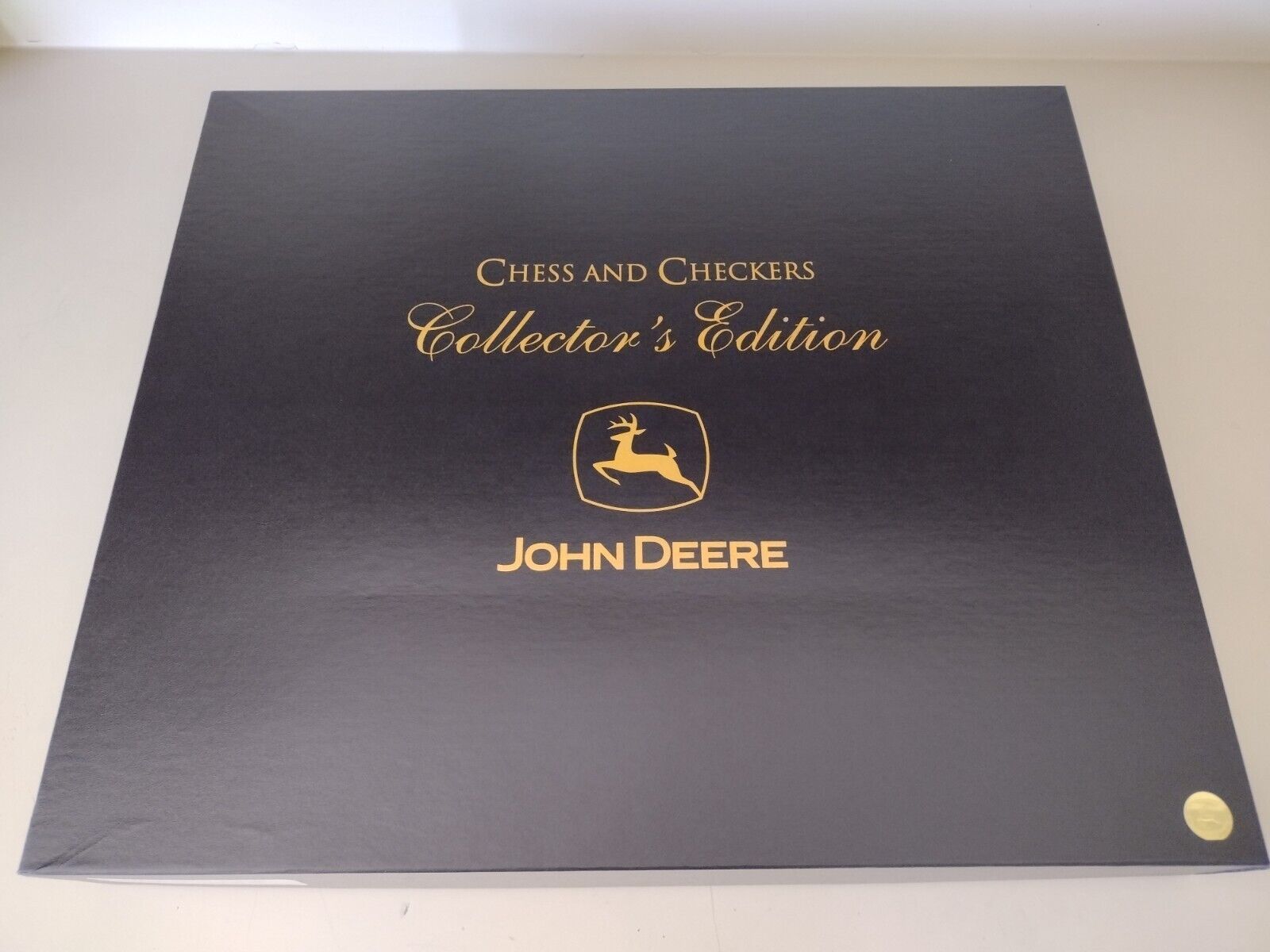 John Deere Collector\'s Edition CHESS & CHECKERS Employee Only Board Game RARE