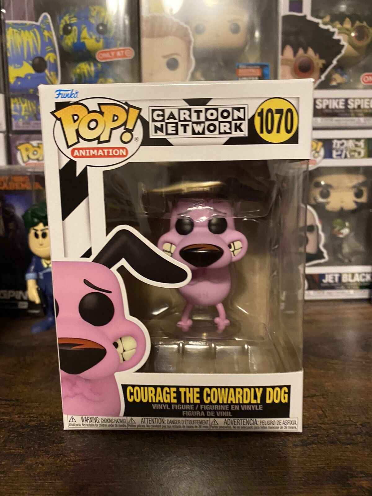 Courage the Cowardly Dog Funko Pop Vinyl Figure #1070 With Pop Protector