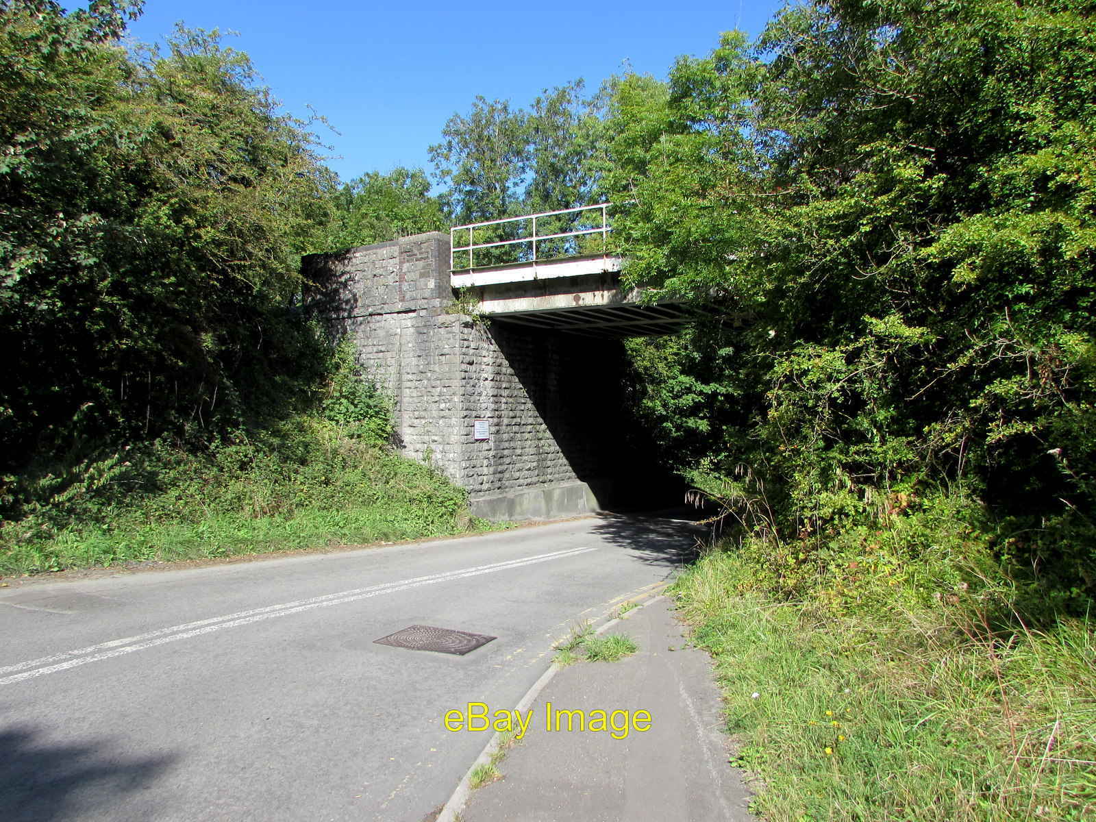 Photo 12x8 South side of Four Cross railway bridge near St Athan Boys Vill c2019