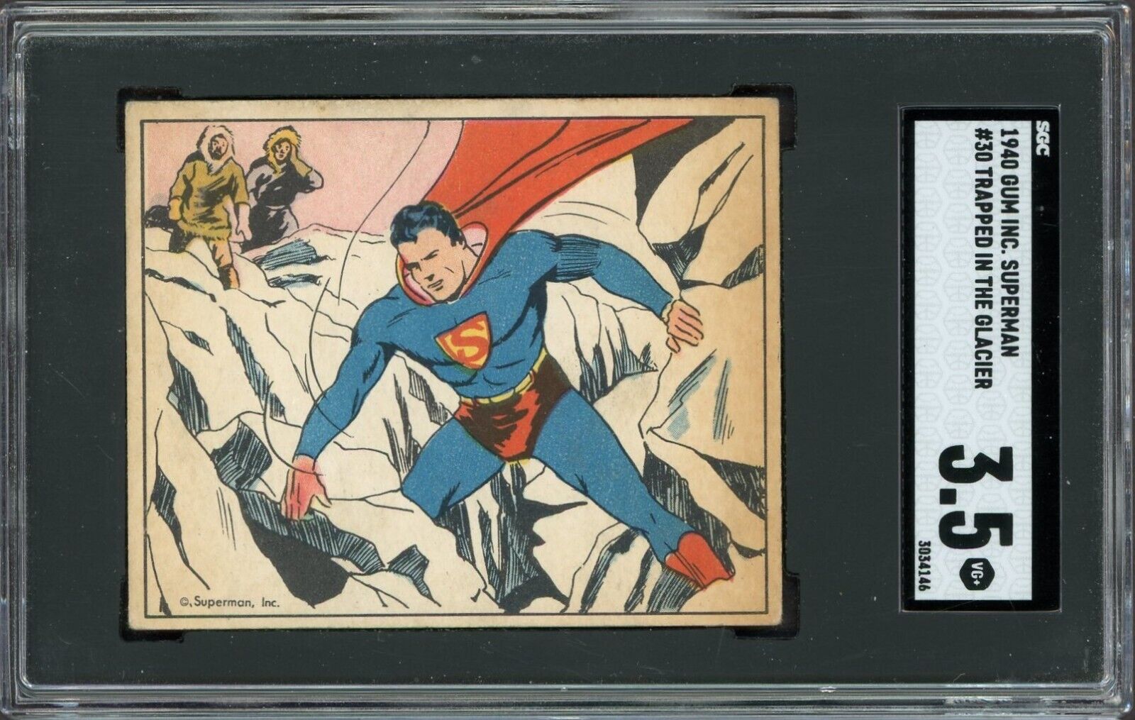 1940 Gum, Inc. Superman #30 Trapped In The Glacier (SGC 3.5 VG+)