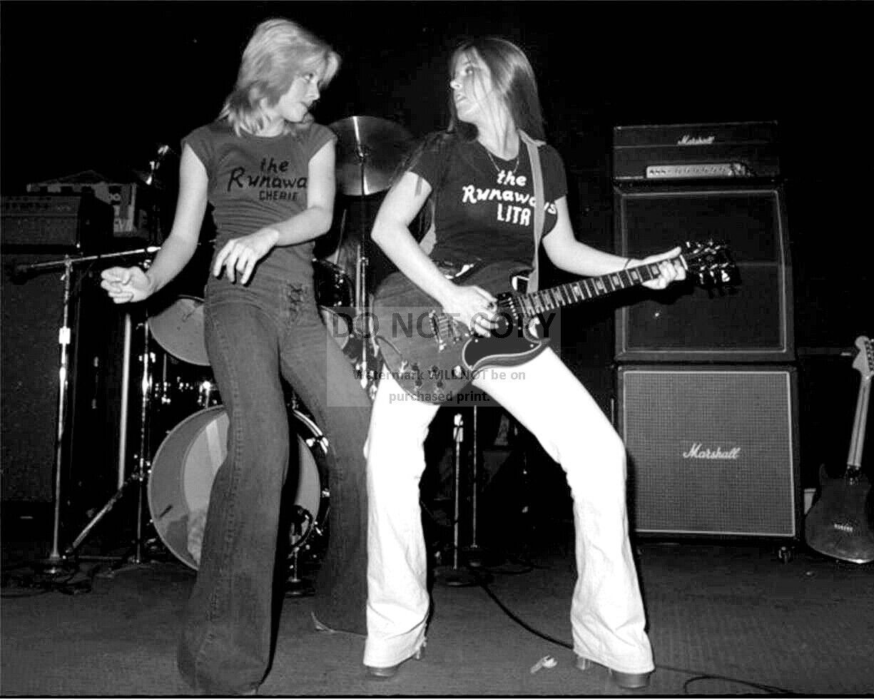 CHERIE CURRIE AND LITA FORD OF \