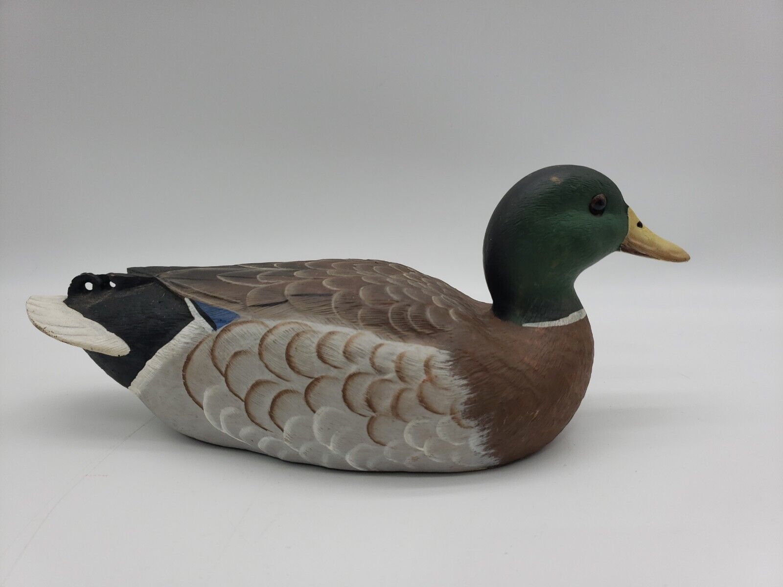 American Wildlife Collection 1985 Duck Decoy Mallard Drake Signed