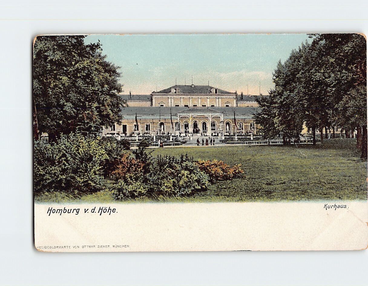 Postcard Kurhaus Hamburg Germany