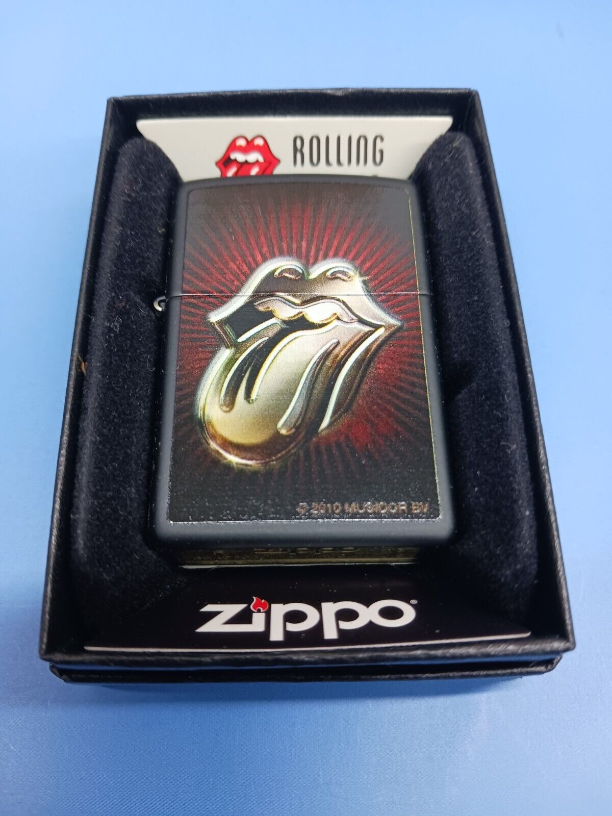 Zippo Rolling Stones 28253 Black Matte