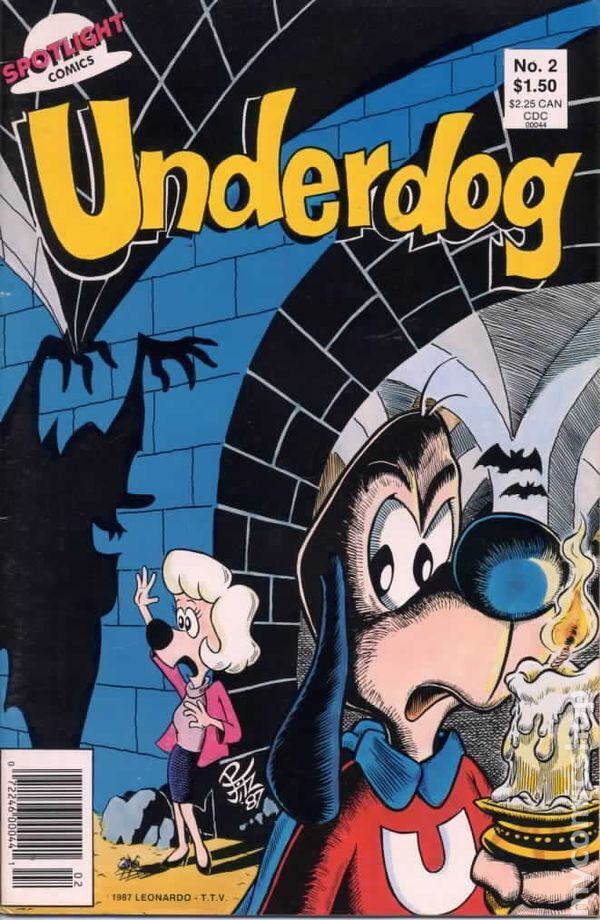 Underdog #2 FN+ 6.5 1987 Stock Image
