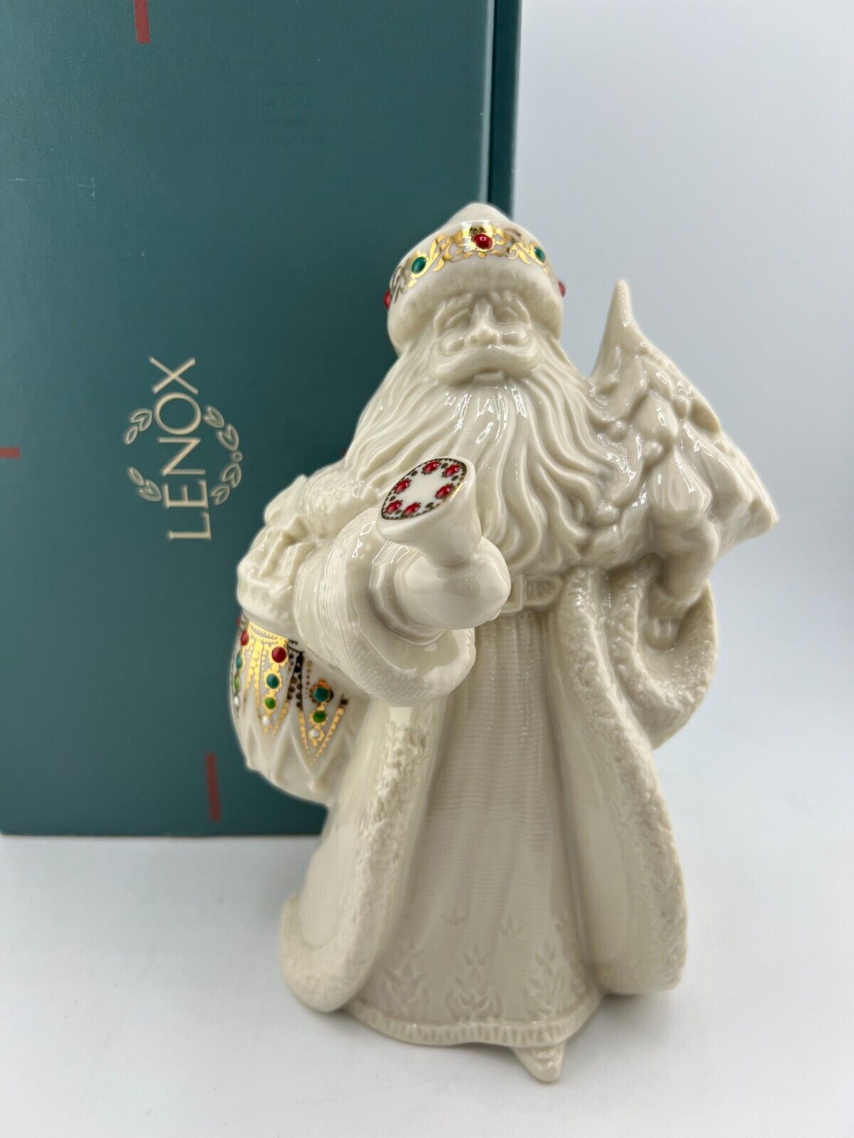 Vintage Lenox 1995 China Jewels Collection 3rd in Series Kris Kringle Christmas