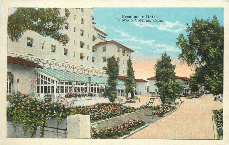 Broadmore Hotel Colorado Springs Colorado De Luxe Postcards Postcard 20-12371