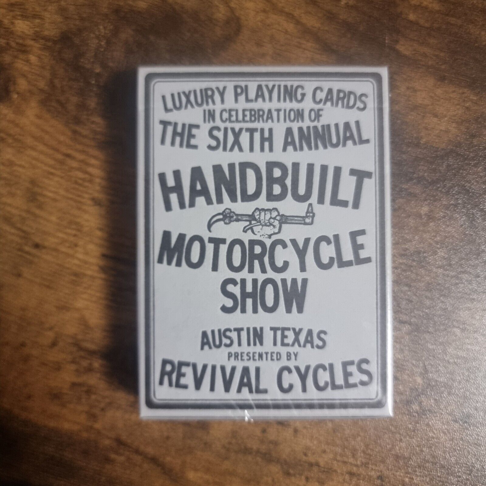 Revival Cycles Handbuilt Playing Cards Kings Wild Jackson New & Sealed Show Deck