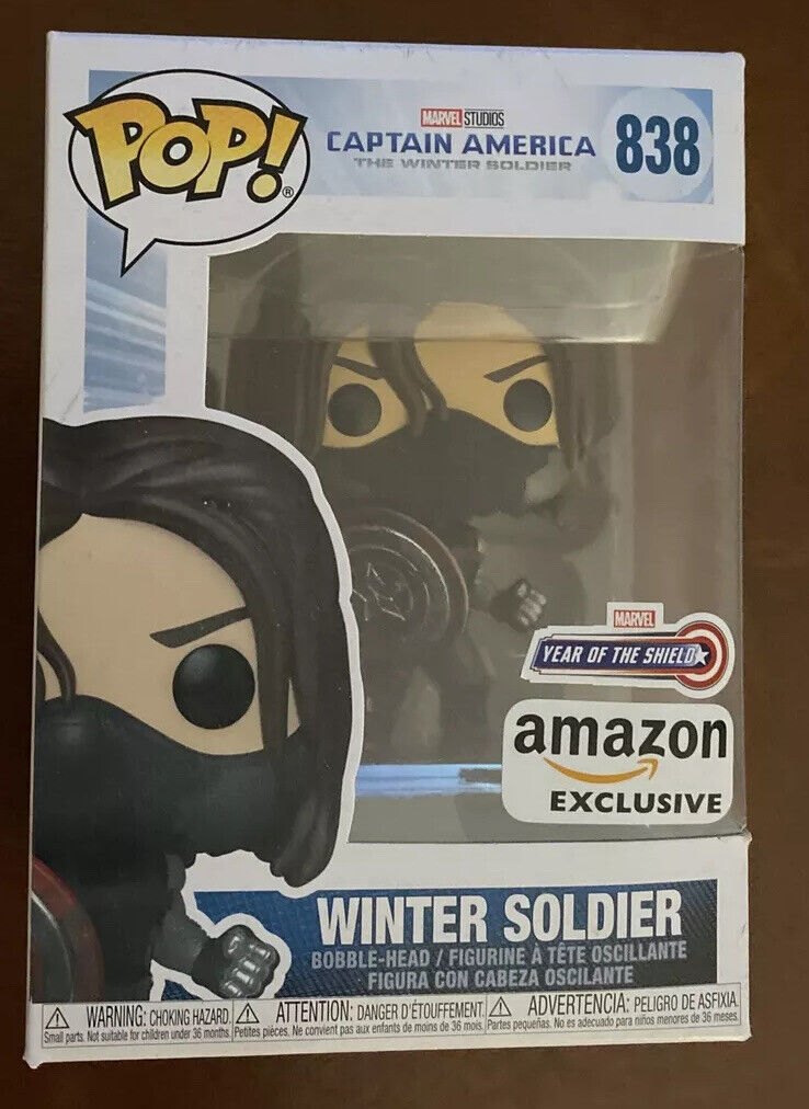 Funko Pop Winter Soldier 838 Marvel Amazon Exclusive - Year Of The Shield