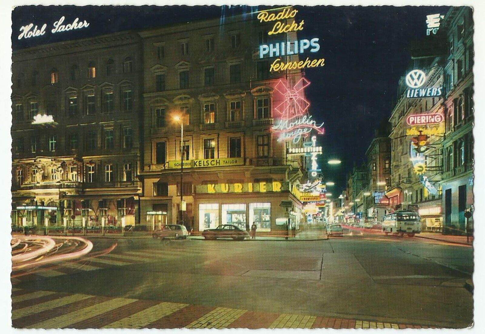 Vienna Austria, Vintage Postcard, Carinthian Street-Kärntner Straße, 1973