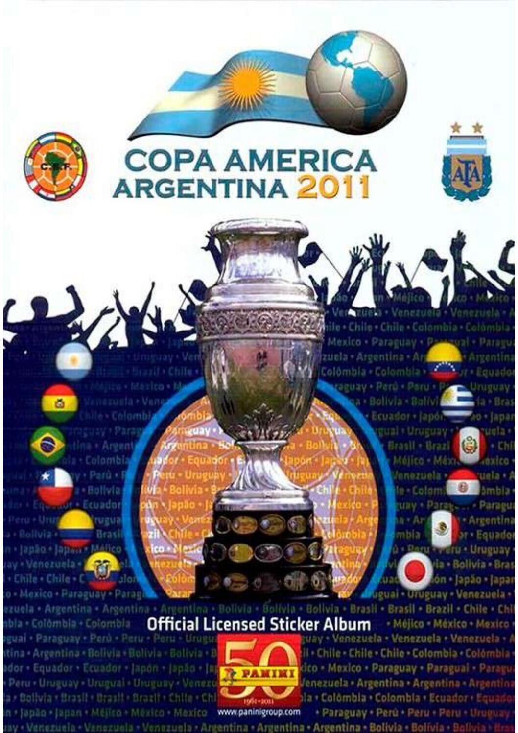 2011 Panini Copa America 5 Stickers Choose Select Pick Soccer Football