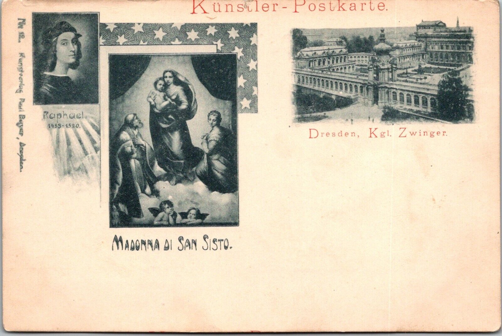 VTG Postcard~Royal Kennels, Dresden, Germany ~Undivided Back~KB7