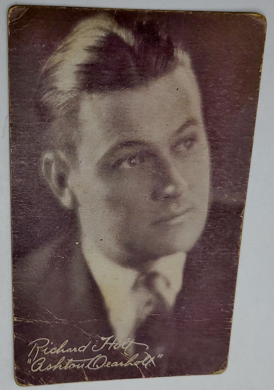 1920s Richard Holt a.k.a. Ashton Dearholt Silent Movie Actor Postcard