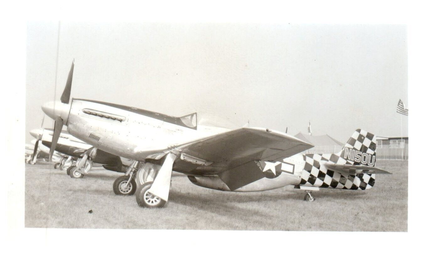 North American P-51 Mustang Airplane Aircraft Vintage Photograph 5x3.5\