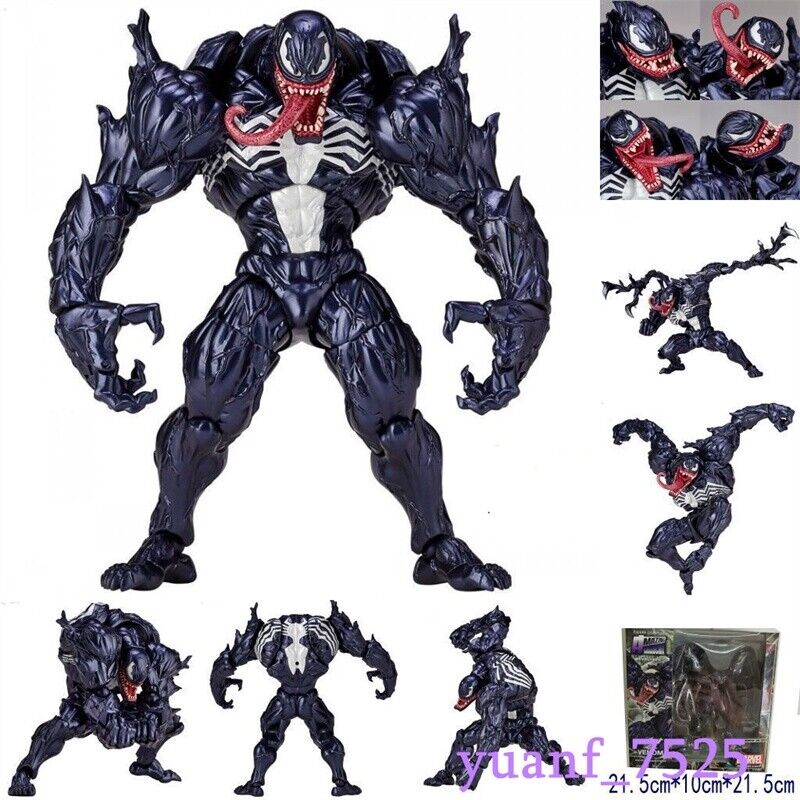 Yamaguchi Venom Kaiyodo Revoltech Amazing Spiderman Action Figure Model Toy New