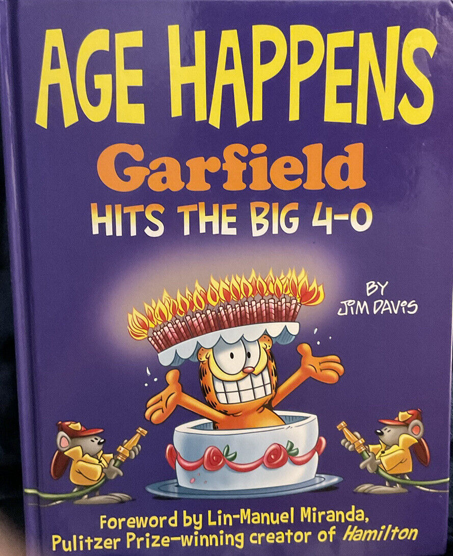 Age Happens: GARFIELD CAT Hits the Big 4-0 Jim Davis New HTF Bday Extravaganza