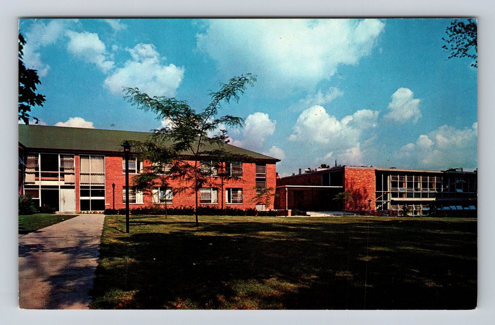 Wilmington OH-Ohio, Wilmington College Campus, Antique, Vintage Postcard