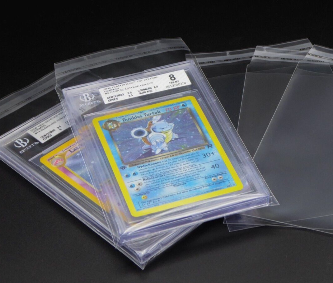50x Pokemon BGS Sleeve Beckett Grading Graded Card 