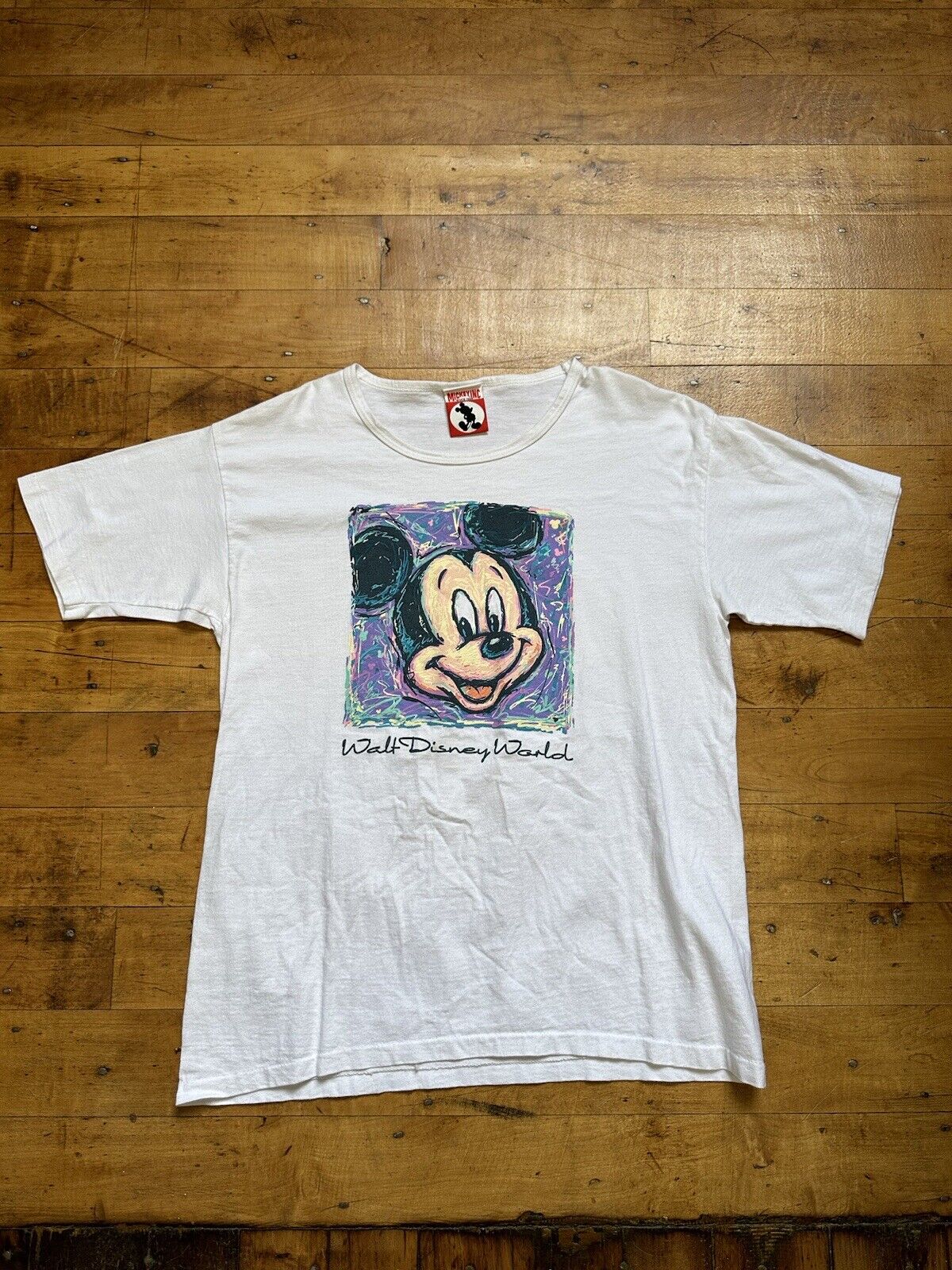 Vintage Disney Mickey Inc Portrait Art Shirt Size L
